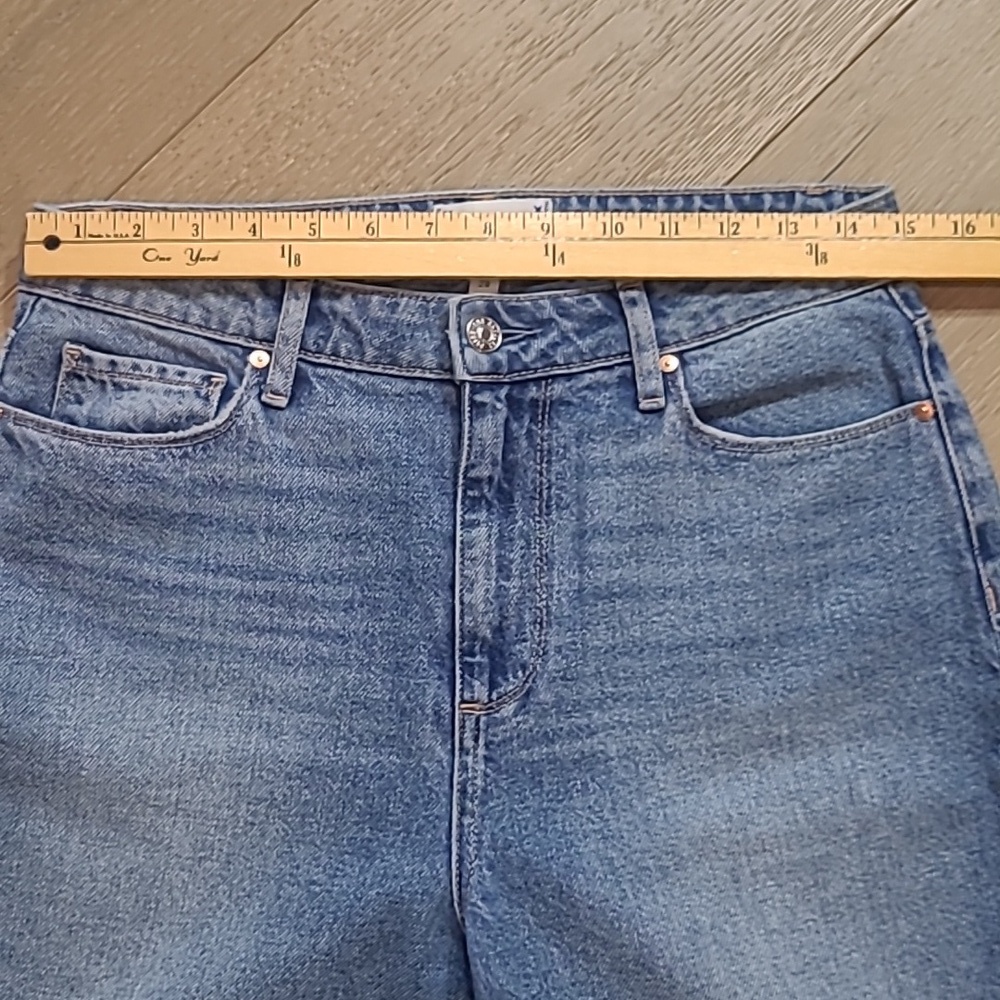 EUC Paige Jeans Women's sz 28 Straight Leg Hi Rise Premium Denim Jeans Pants - Picture 10 of 13